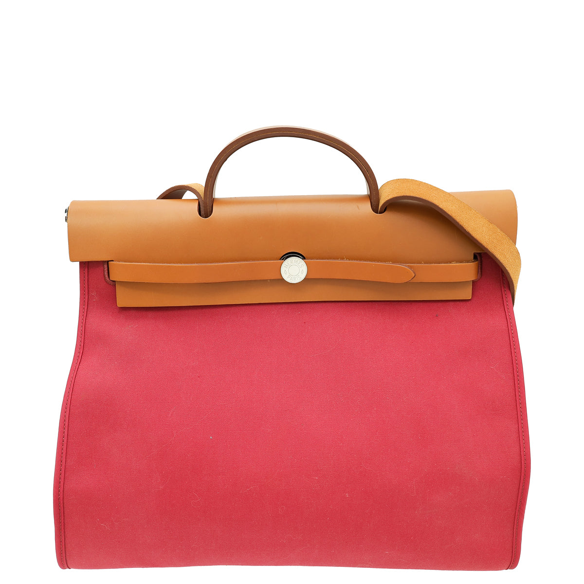 Hermes Vache Hunter Toile Sellier Herbag GM Bag-Hermes-THE CLOSET