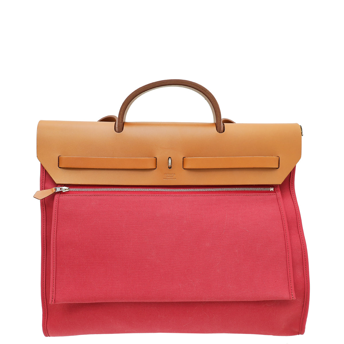 Hermes Vache Hunter Toile Sellier Herbag GM Bag-Hermes-THE CLOSET