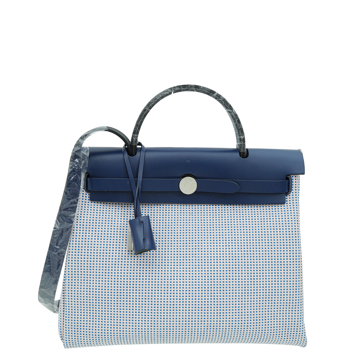 Hermes Bicolor Criss Viking Quadrille Retourne Herbag Zip 31 Bag-Hermes-THE CLOSET