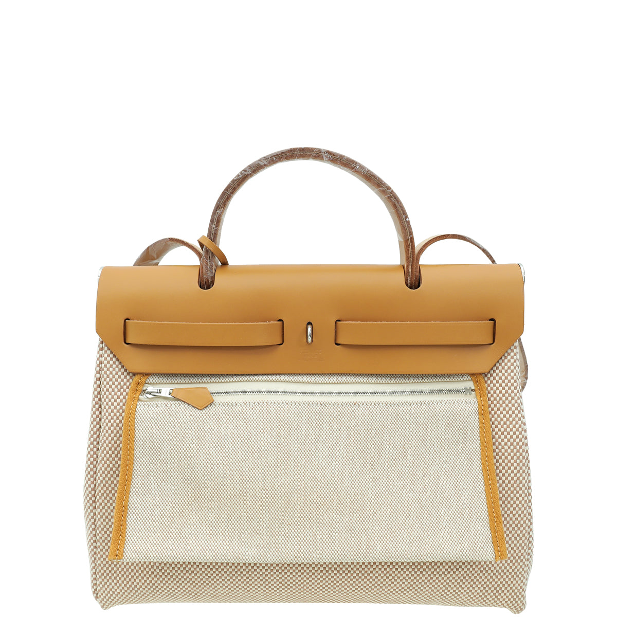 Hermes Bicolor Criss Viking Quadrille Retourne Herbag Zip 31 Bag-Hermes-THE CLOSET