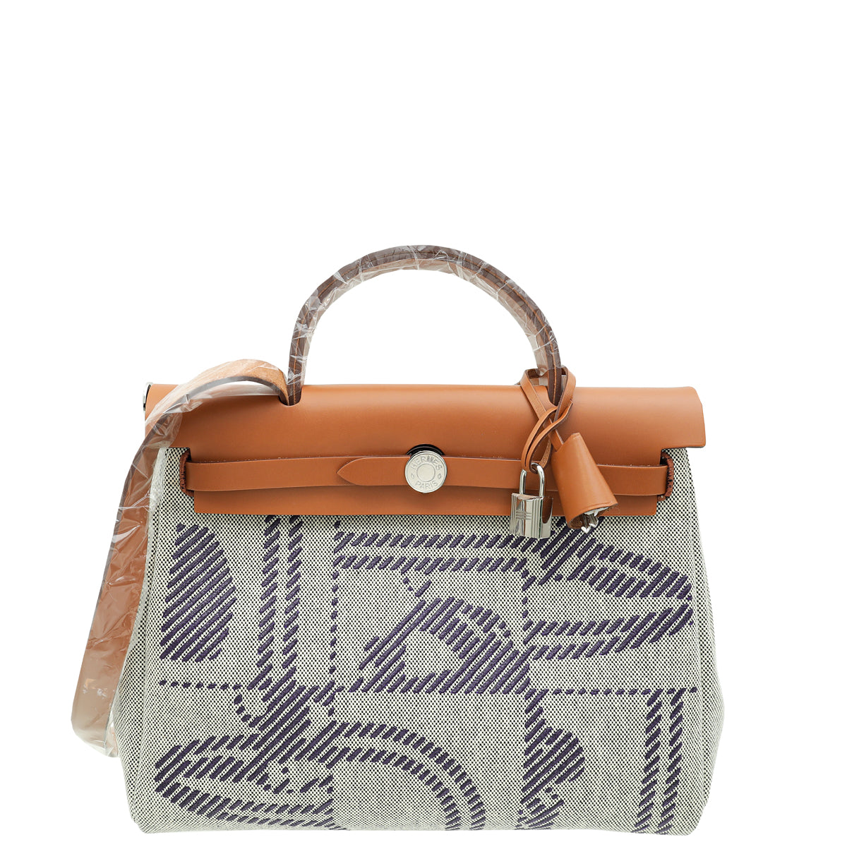 Hermes Tricolor Herbag Zip Retourne 31 Relief Brides de Gala Toile PM Bag-Hermes-THE CLOSET