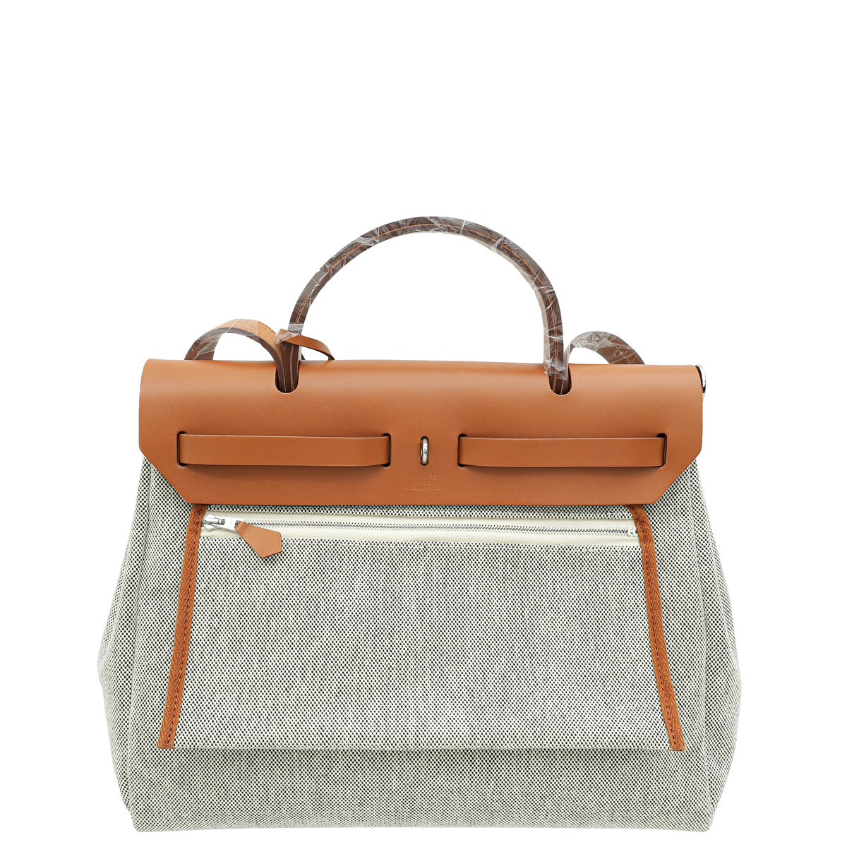 Hermes Tricolor Herbag Zip Retourne 31 Relief Brides de Gala Toile PM Bag-Hermes-THE CLOSET