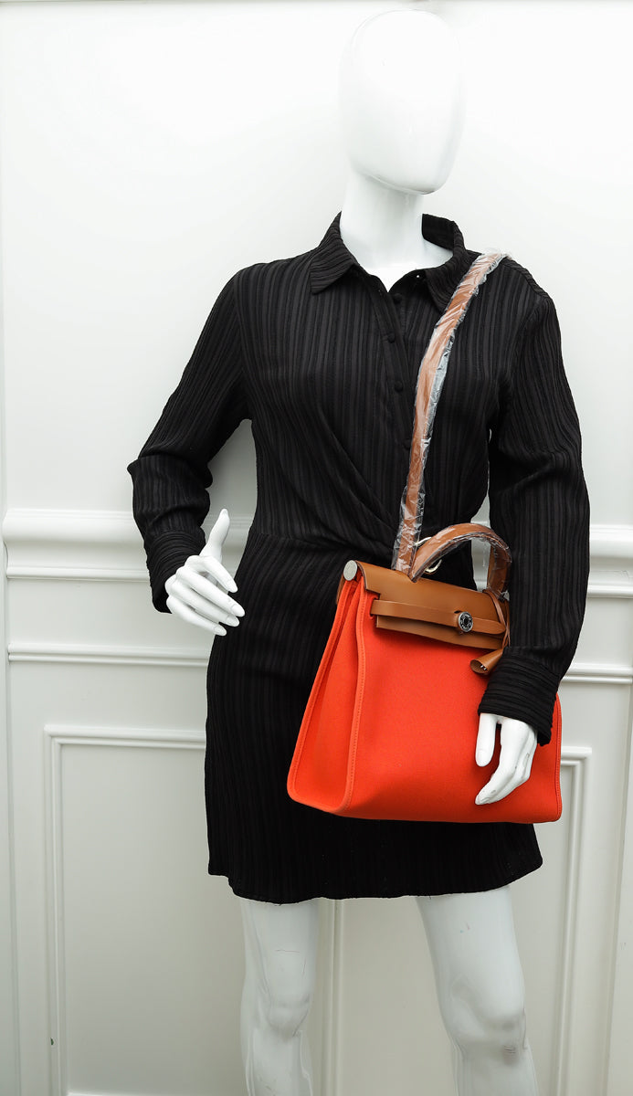 Hermes Bicolor Herbag Zip 31 PM Sellier Bag — image 15 of 15