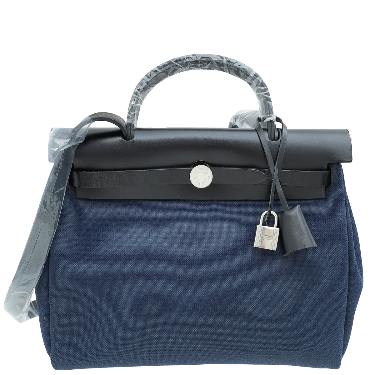 Hermes Bicolor Herbag 31 PM Toile Vache Hunter Bag-Hermes-THE CLOSET