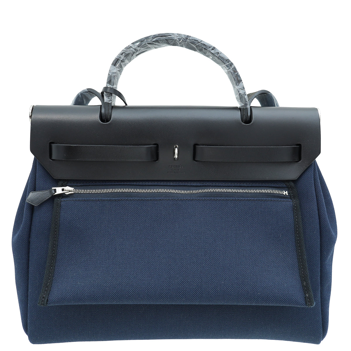 Hermes Bicolor Herbag 31 PM Toile Vache Hunter Bag-Hermes-THE CLOSET