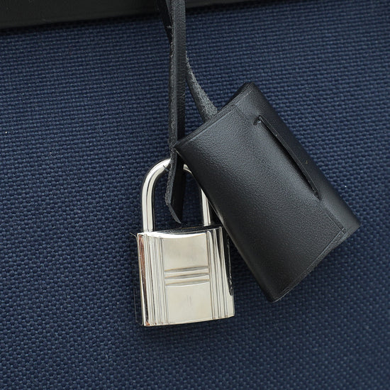 Load image into Gallery viewer, Hermes Bicolor Herbag 31 PM Toile Vache Hunter Bag
