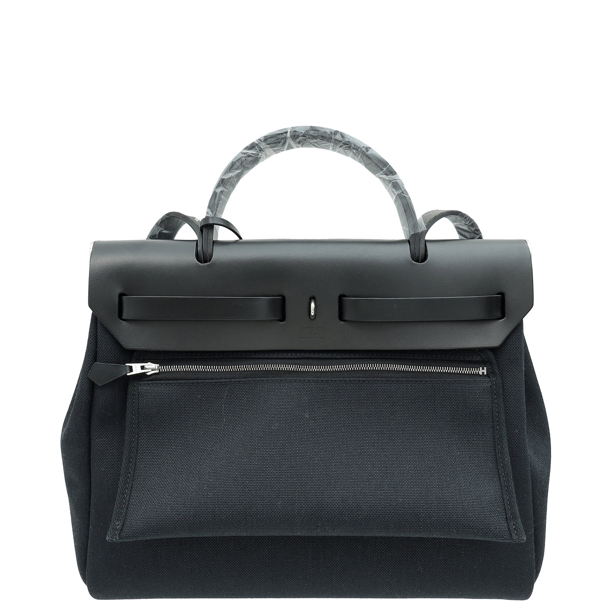 Hermes Noir Herbag Zip 31 PM Bag-Hermes-THE CLOSET