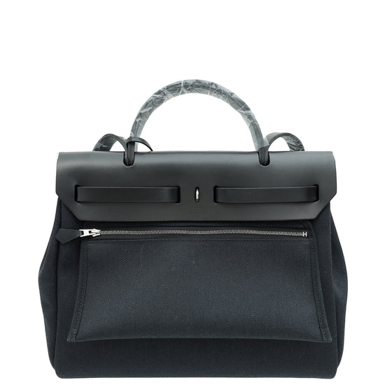Hermes Noir Herbag Zip 31 PM Bag