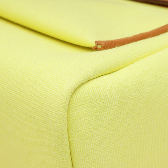 Hermes Bicolor Herbag Zip 31 Retourne Vache Hunter Toile Bag-Hermes-THE CLOSET