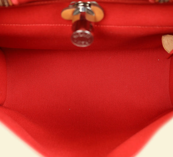 Hermes Bicolor Herbag Zip 31 PM Military Toile Vache Hunter Bag-Hermes-THE CLOSET