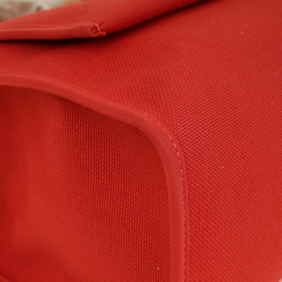 Hermes Bicolor Herbag Zip 31 PM Military Toile Vache Hunter Bag-Hermes-THE CLOSET