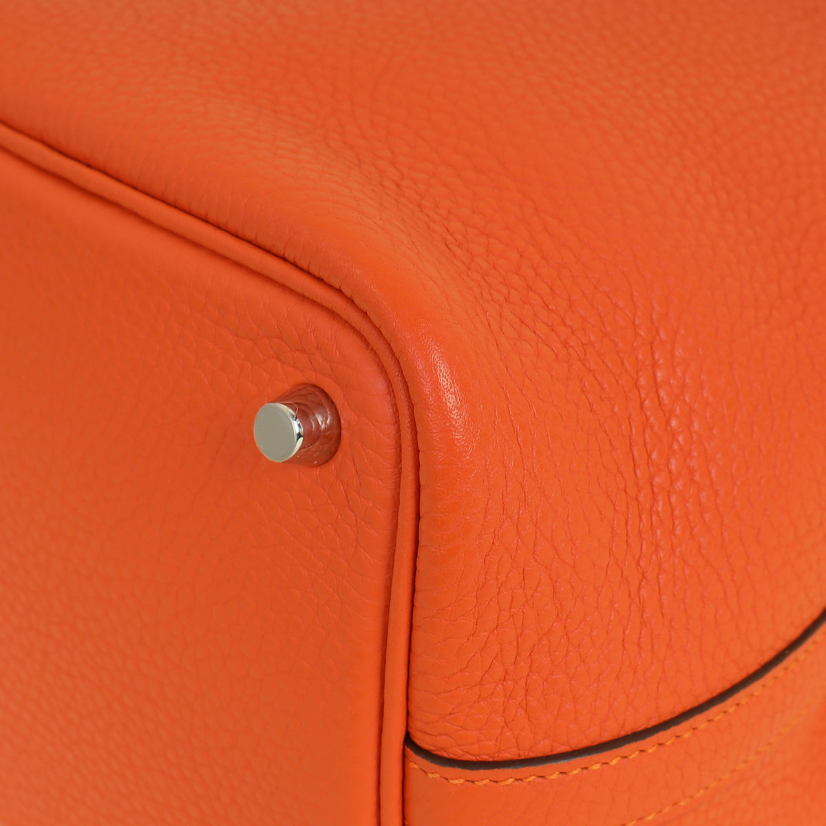 Hermes Orange Picotin Lock 18 Bag