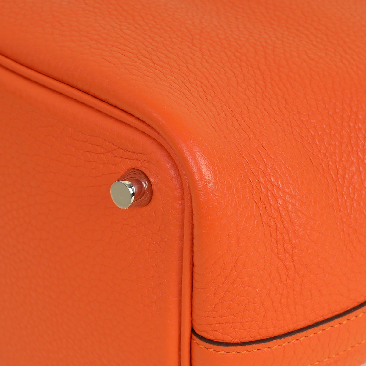 Hermes Orange Picotin Lock 18 Bag