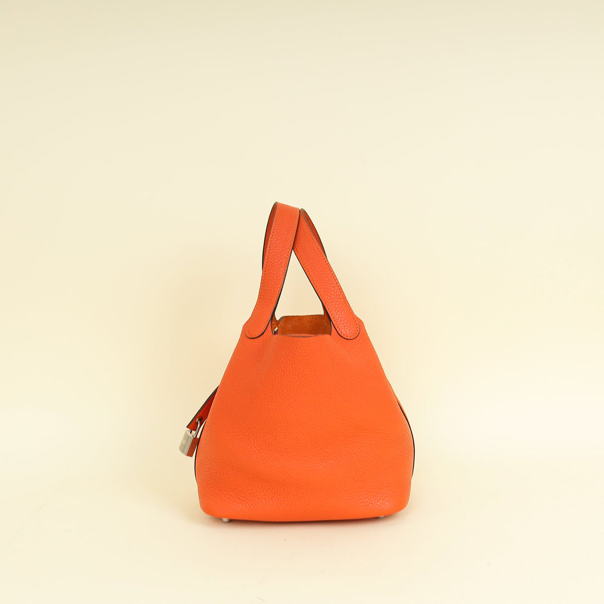 Hermes Orange Picotin Lock 18 Bag