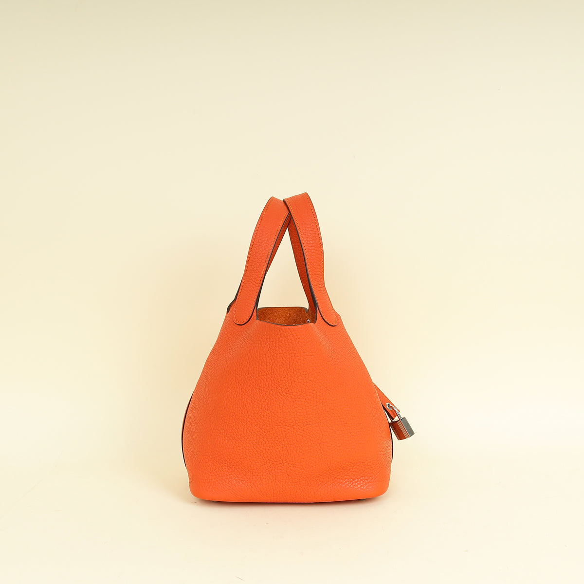 Hermes Orange Picotin Lock 18 Bag