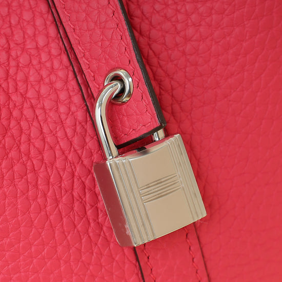 Hermes Rose Extreme Picotin Lock 18 Bag
