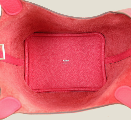 Hermes Rose Extreme Picotin Lock 18 Bag