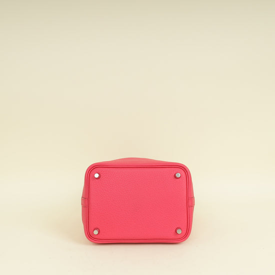 Hermes Rose Extreme Picotin Lock 18 Bag