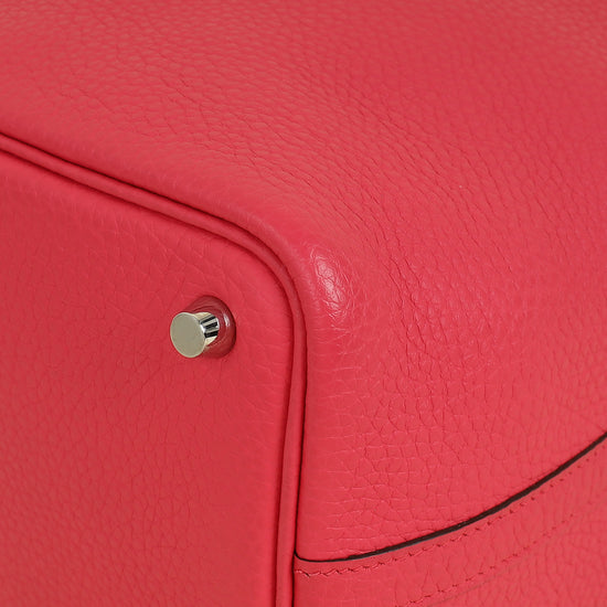 Hermes Rose Extreme Picotin Lock 18 Bag