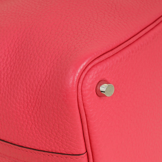 Hermes Rose Extreme Picotin Lock 18 Bag