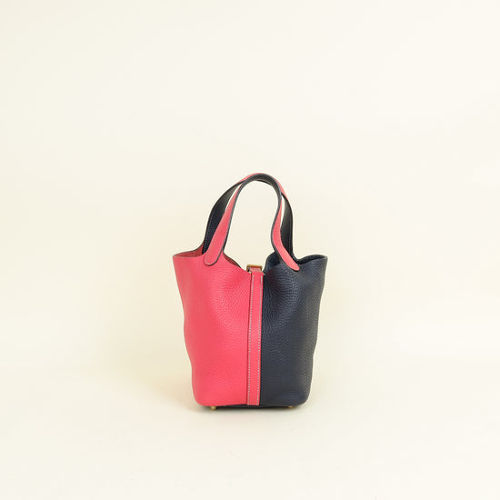 Hermes Bicolor Picotin Lock Casaque 18 Bag