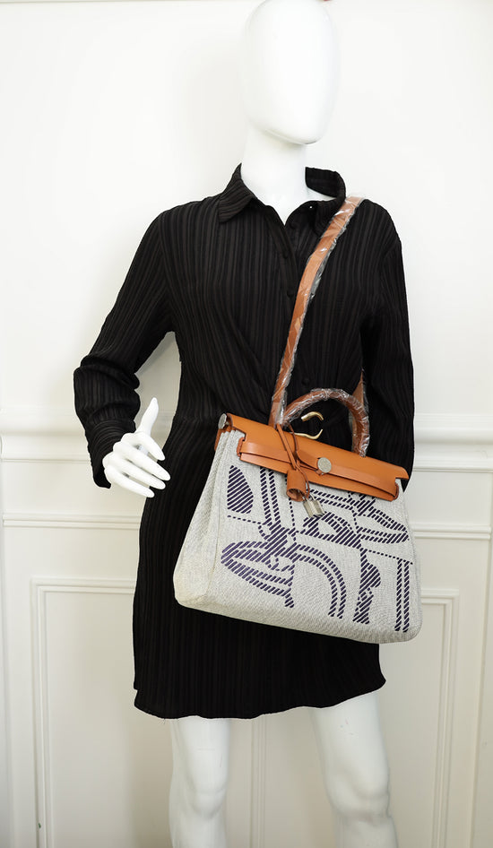 Hermes Multicolor "Brides de Gala Desordre" Motif Herbag Zip 31 PM Bag