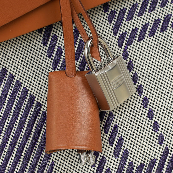 Hermes Multicolor "Brides de Gala Desordre" Motif Herbag Zip 31 PM Bag