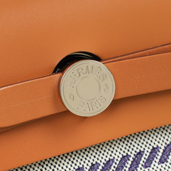 Hermes Multicolor "Brides de Gala Desordre" Motif Herbag Zip 31 PM Bag