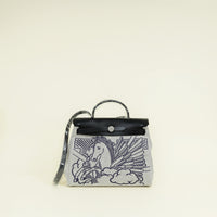 Hermes Bleu Indigo Pegase Pop Herbag Zip 31 PM Bag