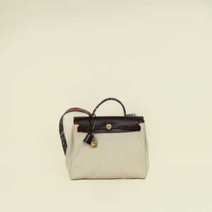 Hermes Bicolor Herbag Zip 31 PM Bag