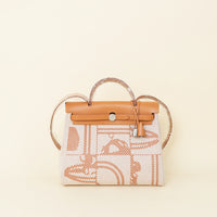 Hermes Tricolor Herbag Zip 31 PM "Brides de Gala Desordre" Motif Bag