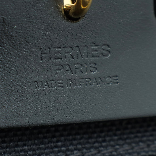 Hermes Noir Herbag Zip 31 Retourne Bag