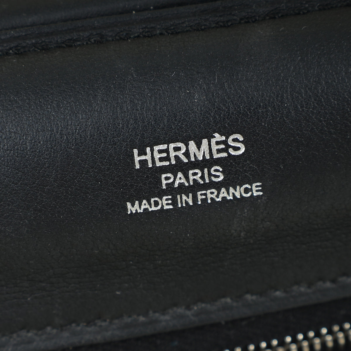 Hermes Noir 24/24 21 Swift Leather Bag — image 11 of 13