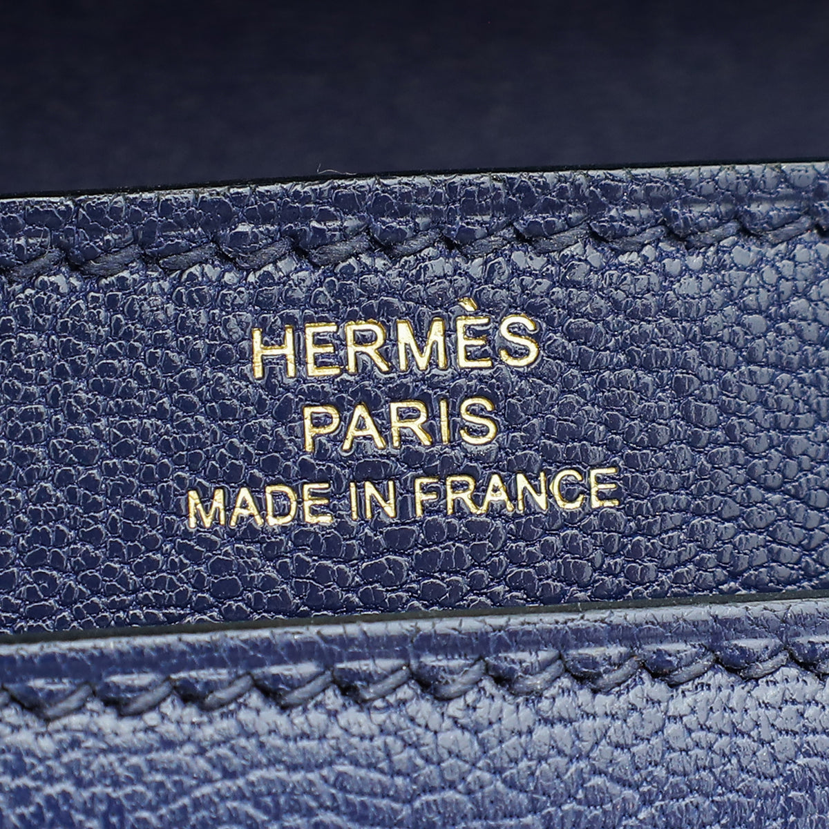 Hermes Bleu Encre Chevre Mysore Verrou Chaine Mini Bag