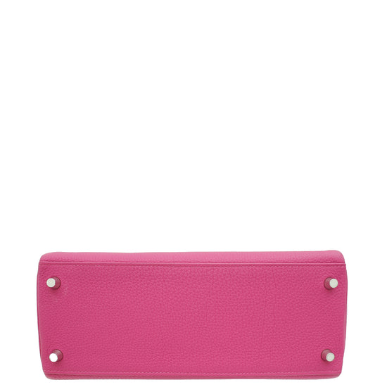 Hermes Rose Pourpre Kelly 28 Retourne Bag-Hermes-THE CLOSET
