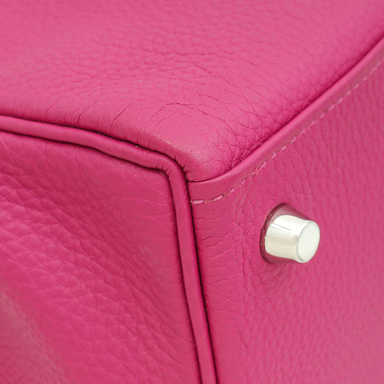 Hermes Rose Pourpre Kelly 28 Retourne Bag-Hermes-THE CLOSET