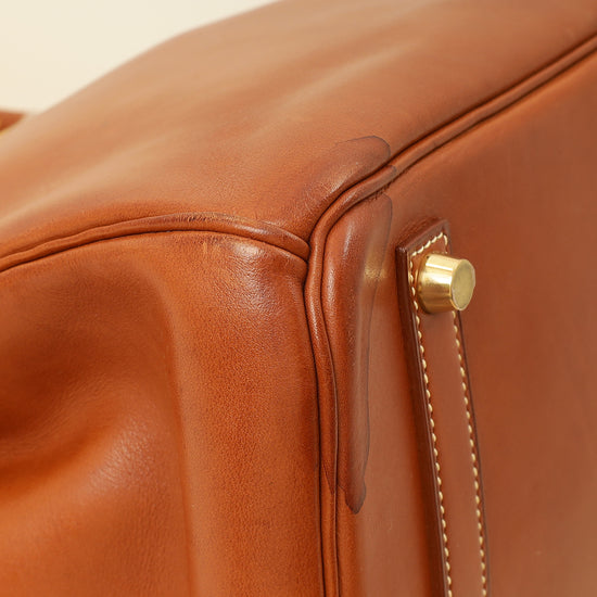 Hermes Gold Birkin 35 Barenia Bag-Hermes-THE CLOSET