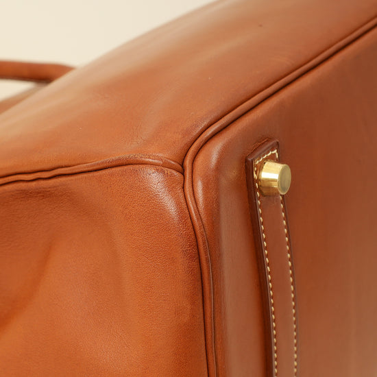 Hermes Gold Birkin 35 Barenia Bag-Hermes-THE CLOSET