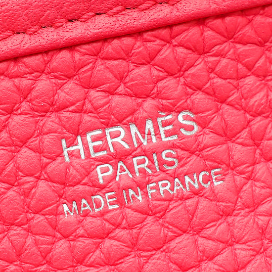 Hermes Rose Extreme Evelyne III Bag