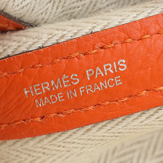 Hermes Feu Negonda Garden Party 30 TPM Bag W/ 2 Twillies