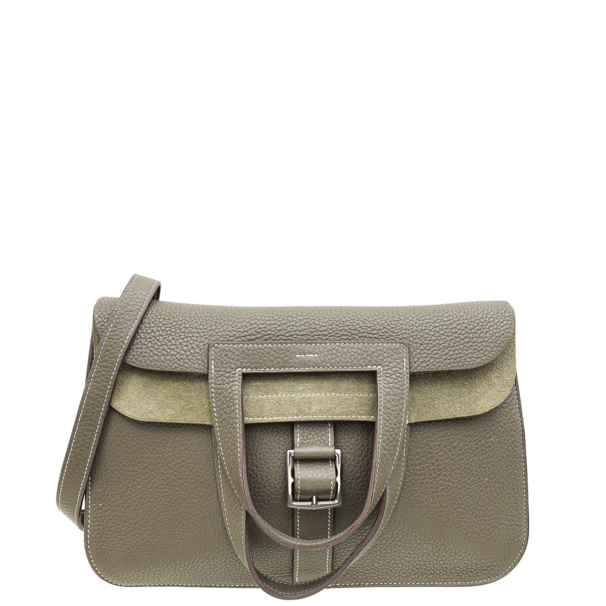 Hermes Gris Etain Halzan 31 Bag-Hermes-THE CLOSET