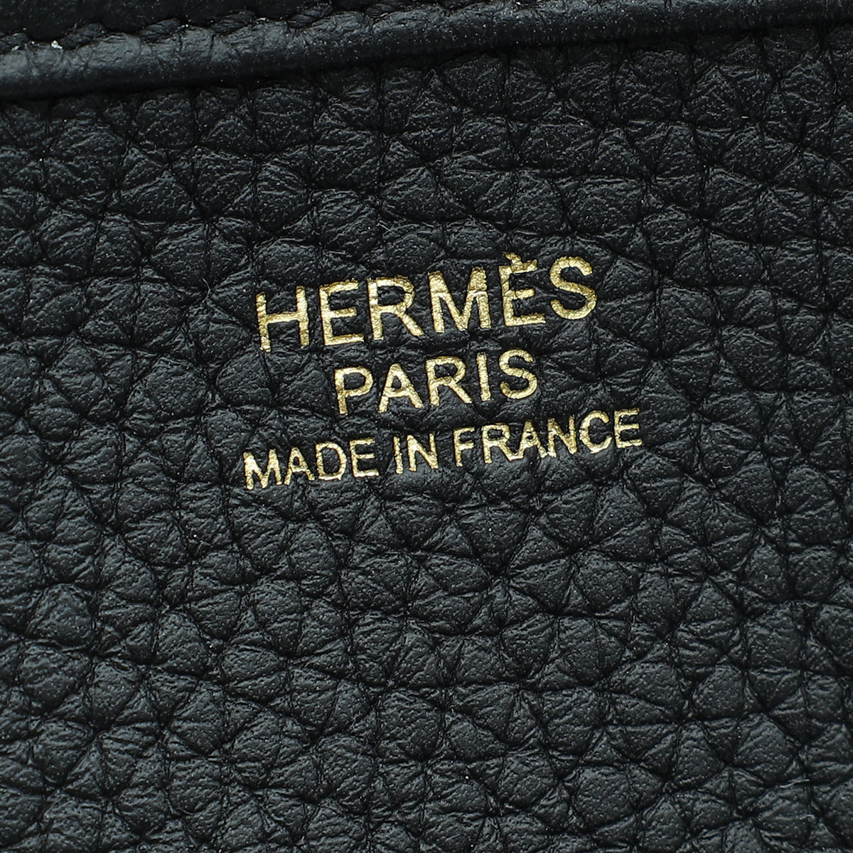 Hermes Noir Evelyne III PM Bag