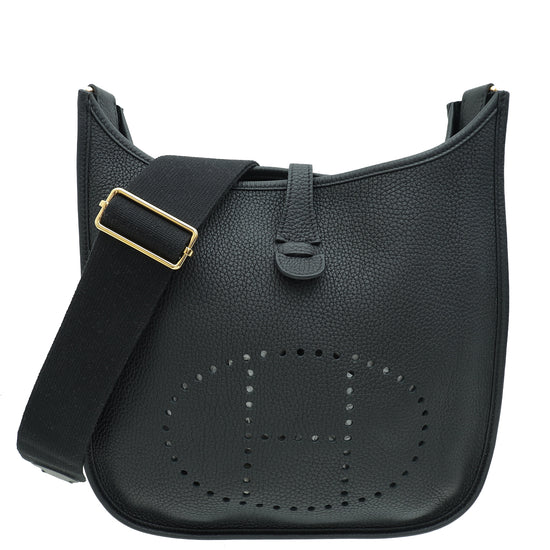 Hermes Noir Evelyne III PM Bag