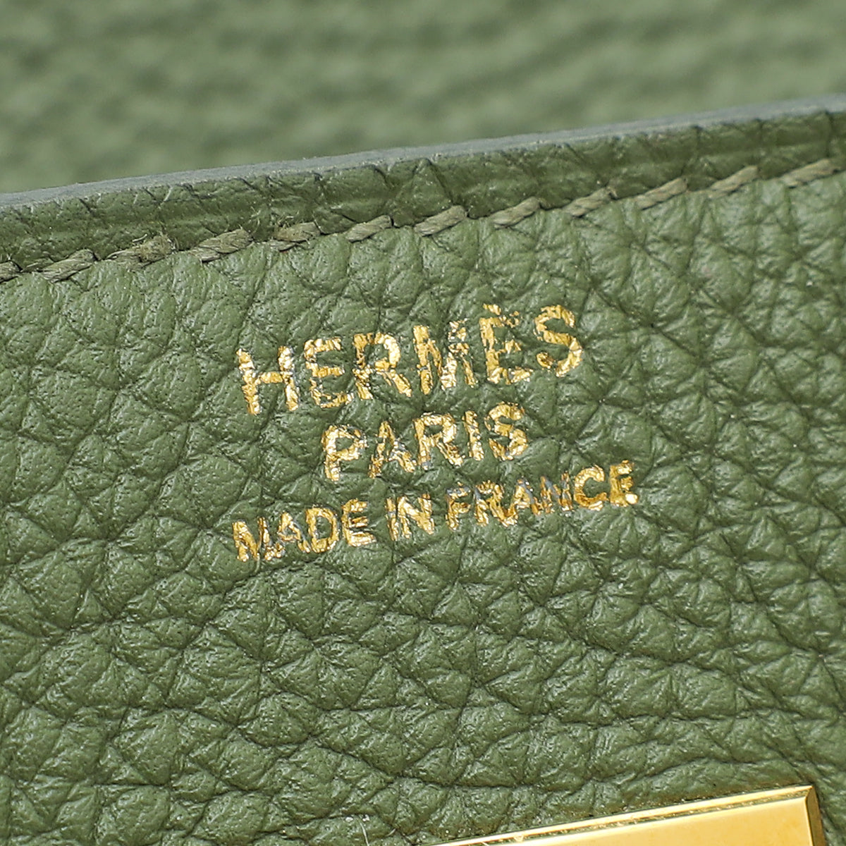 Hermes Vert Olive Birkin 30 Bag