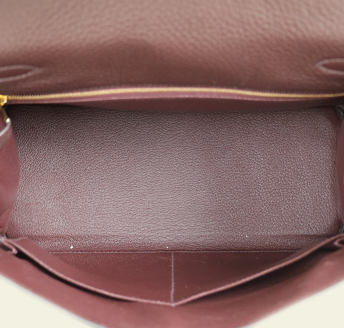 Hermes Rouge Sellier Retourne Kelly 28 Bag — image 11 of 13