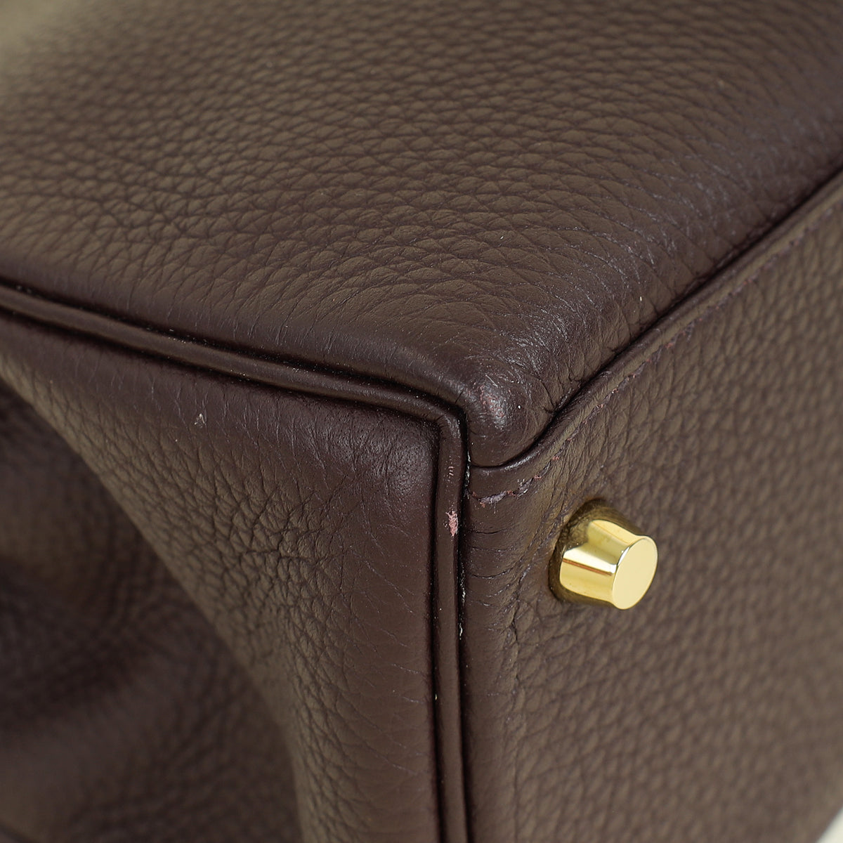 Hermes Rouge Sellier Retourne Kelly 28 Bag — image 7 of 13