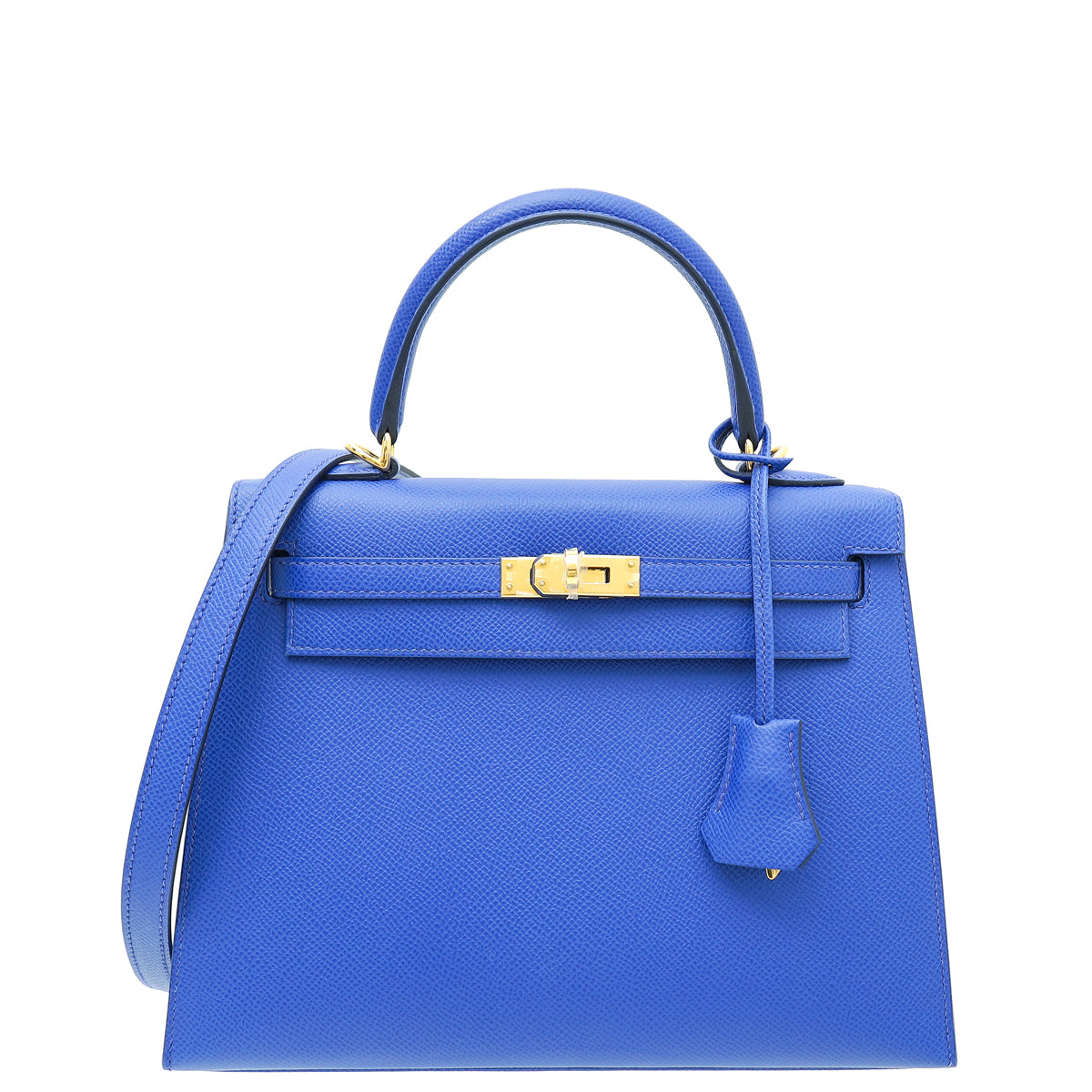 Hermes Bleu Royal Sellier Kelly 25 Bag-Hermes-THE CLOSET