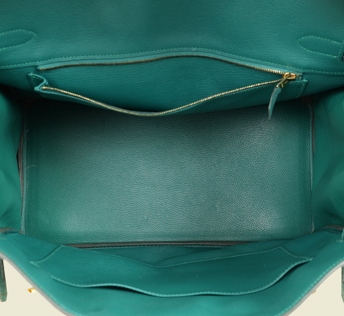 Hermes Malachite Birkin 35 Bag — image 13 of 14
