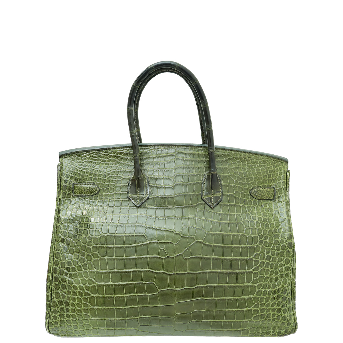 Hermes Vert Veronese Matte Crocodile Porosus Birkin 35 Bag-Hermes-THE CLOSET