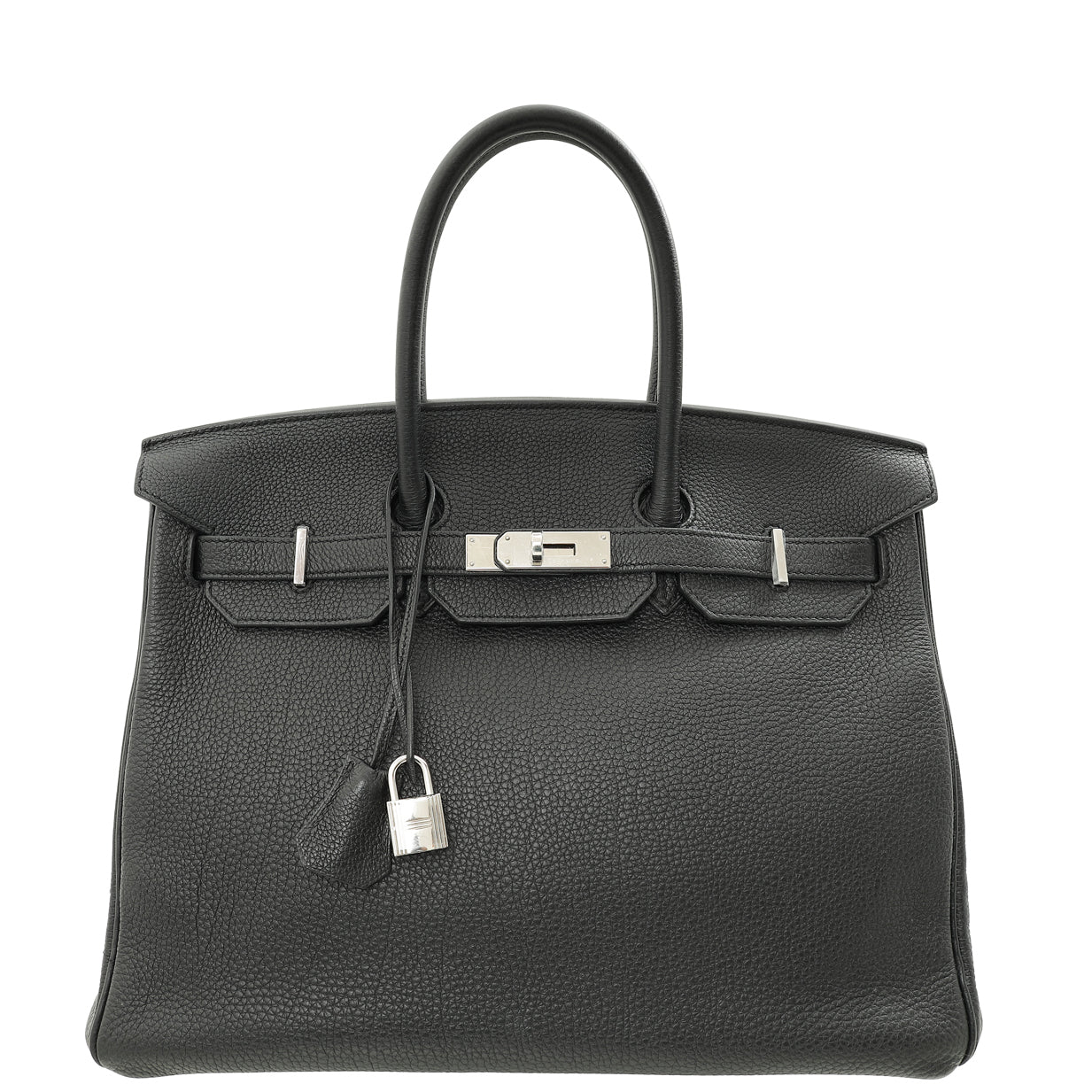 Hermes Noir Retourne Birkin 35 Bag